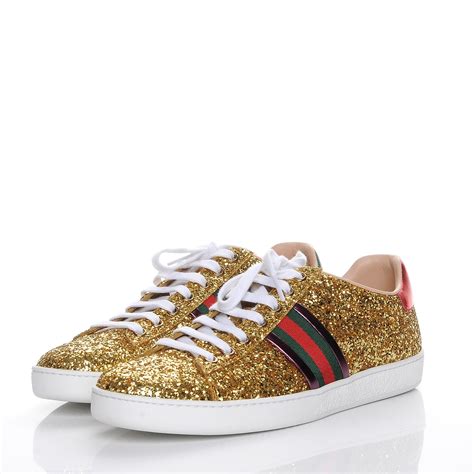 gucci glitter trainers|gucci glitter web sneakers.